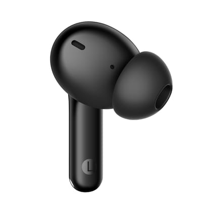realme Buds T110 Bluetooth Truly Wireless in Ear Earbuds with mic, AI ENC for Calls, Google Fast Pair, 38 Hours Total Playback with Fast Charging and Low Latency Gaming Mode (Punk Black) realme Buds T110 Bluetooth Truly Wireless in Ear Earbuds with mic, AI ENC for Calls, Google Fast Pair, 38 Hours Total Playback with Fast Charging and Low Latency Gaming Mode (Punk Black)