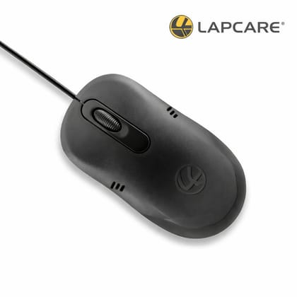 Lapcare Optical USB Mouse L-60 Plus (Ind) 1000Dpi,3- Button, Scrolling Wheel, Plug and Play (Black) Lapcare Optical USB Mouse L-60 Plus (Ind) 1000Dpi,3- Button, Scrolling Wheel, Plug and Play (Black)
