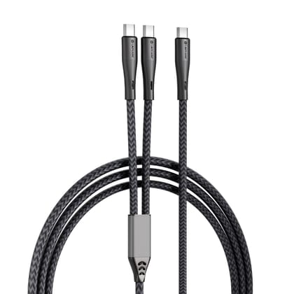 LAPCARE HOOK 2-in-1 USB-C to C Combo Fast Charging Cable 65W | 1.2m Nylon Braided | PD Fast Charge & Data Sync | Compatible with Laptop, iPad, iPhone, Samsung & Other Type C Devices LAPCARE HOOK 2-in-1 USB-C to C Combo Fast Charging Cable 65W | 1.2m Nylon Braided | PD Fast Charge & Data Sync | Compatible with Laptop, iPad, iPhone, Samsung & Other Type C Devices