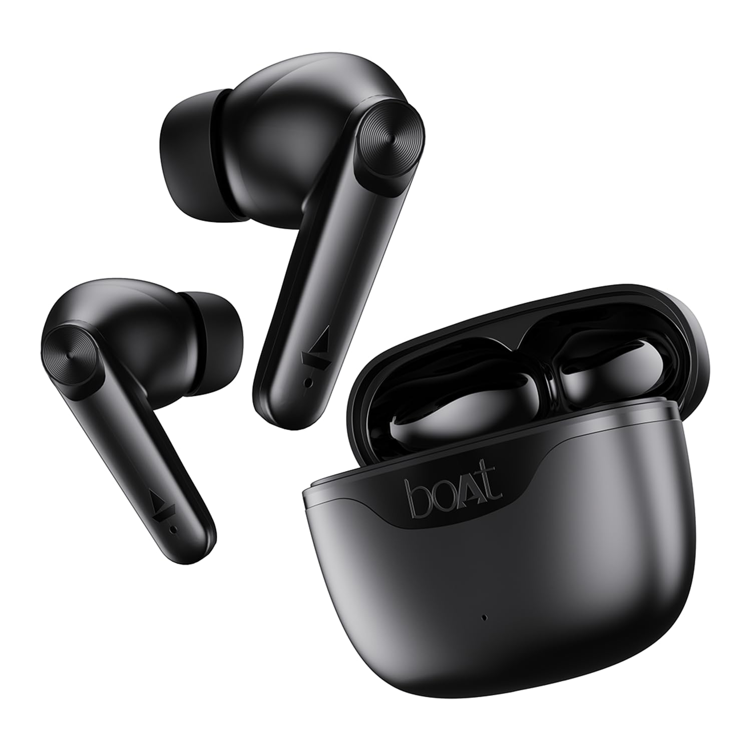 Boat Airdopes 207 TWS in Ear Earbuds with 50 Hrs Playtime, Quad Mics with Enx Tech, ASAP Charging, Iwp Tech, Beast Mode with 50 Ms Low Latency, Bluetooth V5.3, USB Type-C Port & Ipx5(Carbon Black)