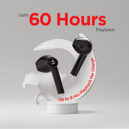 Boat Airdopes 131/8 with 60 Hrs Playback, ASAP Charge Truly Wireless Bluetooth in Ear Earbuds with Mic (Active Black) Boat Airdopes 131/8 with 60 Hrs Playback, ASAP Charge Truly Wireless Bluetooth in Ear Earbuds with Mic (Active Black)