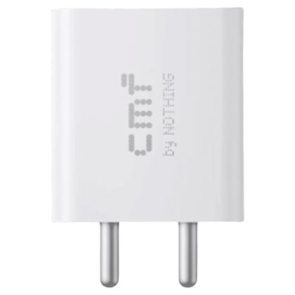 CMF by Nothing Power 33W Fast Charger (Model C383) | USB Type-C Wall Charging Adapter | PPS Support | White | Adapter Only (No Cable) CMF by Nothing Power 33W Fast Charger (Model C383) | USB Type-C Wall Charging Adapter | PPS Support | White | Adapter Only (No Cable)