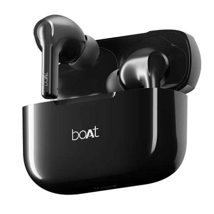 Boat Airdopes 163 in Ear Wireless Earbuds with 40 HRS Battery, Fast Charge, 13mm Drivers, IPX5, Quick Touch Response Control (Active Black) Boat Airdopes 163 in Ear Wireless Earbuds with 40 HRS Battery, Fast Charge, 13mm Drivers, IPX5, Quick Touch Response Control (Active Black)