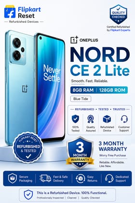 OnePlus Nord CE 2 Lite 5G blue (refurbished) 3 month warranty