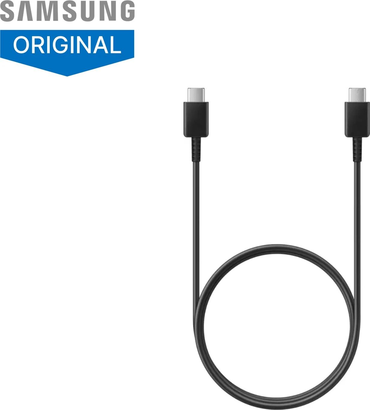 Samsung Original Type C to C Cable - 3.28 Feet (1 Meter), Black