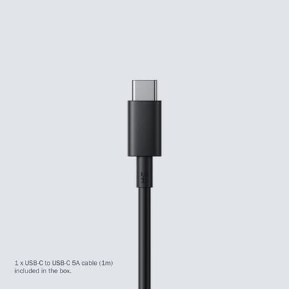 CMF by Nothing 100W Power GaN 5A 3 Port Mobile Charger(black) CMF by Nothing 100W Power GaN 5A 3 Port Mobile Charger(black)