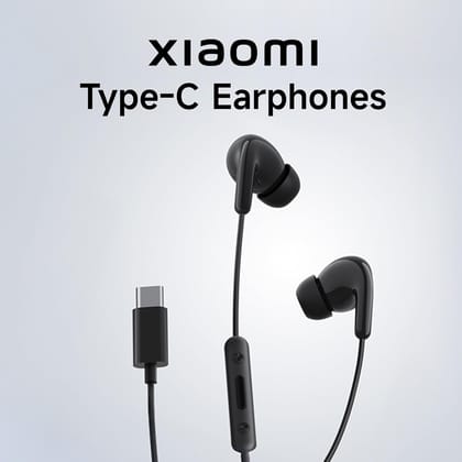 XIAOMI Type-C in-Ear Earphones with 12.4mm Drivers, HD Microphone, and IP54 Dust & Water Resistance XIAOMI Type-C in-Ear Earphones with 12.4mm Drivers, HD Microphone, and IP54 Dust & Water Resistance
