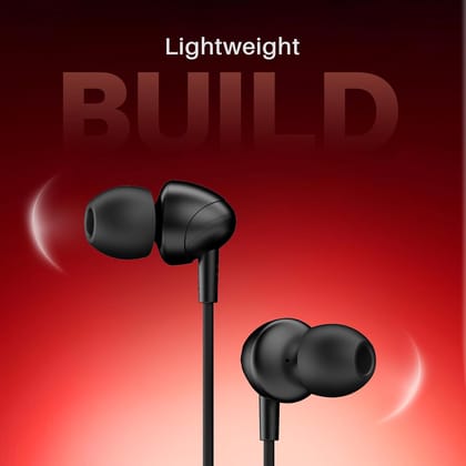 boat basshead 210 wire earphone black