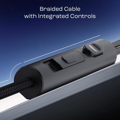 boAt BassHeads 162 V2 Wired Earphones with 10mm Drivers, Metallic Earbuds, Integrated Controls, In-Line Microphone, Ergonomic Fit, Braided Cable & 3.5mm Jack boAt BassHeads 162 V2 Wired Earphones with 10mm Drivers, Metallic Earbuds, Integrated Controls, In-Line Microphone, Ergonomic Fit, Braided Cable & 3.5mm Jack